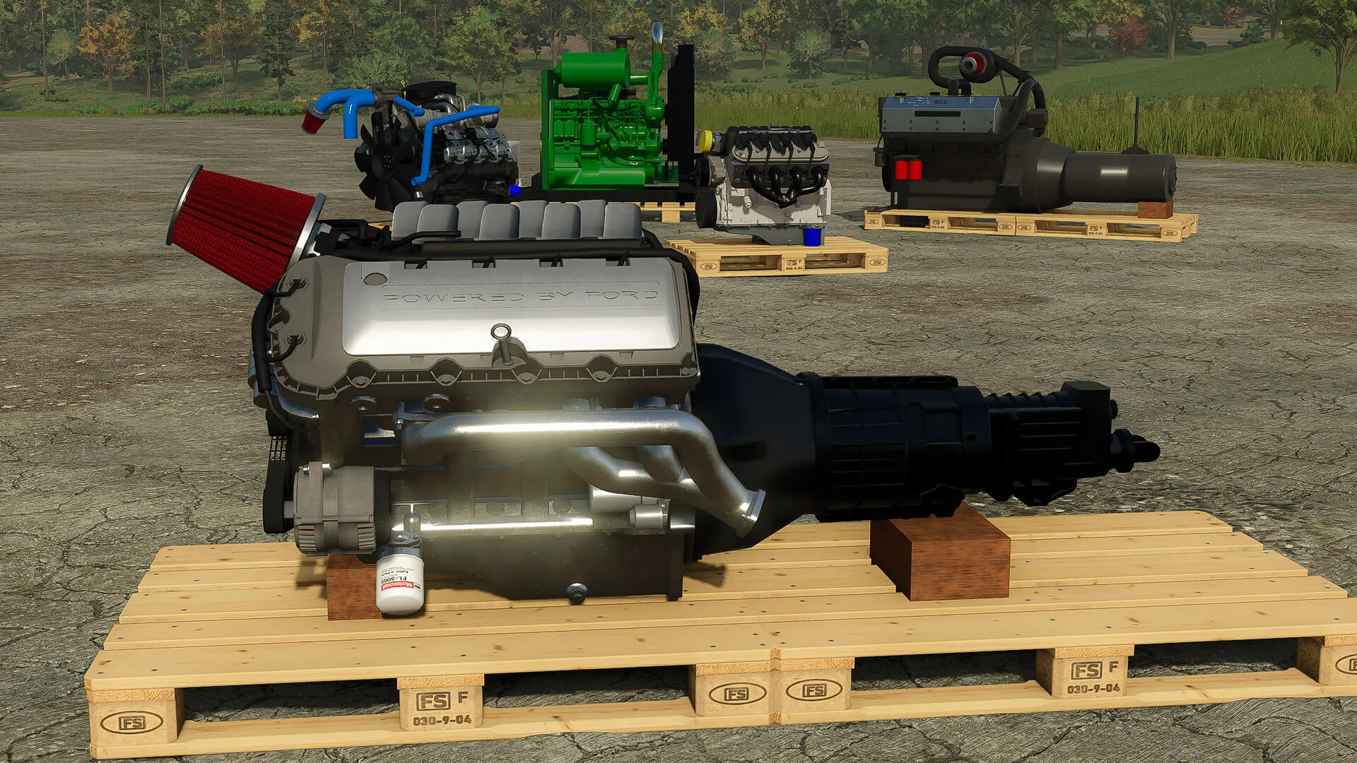 FS25 Ford Coyote V8 Engine v1.0 Other Mod FS25 Mod Free Download