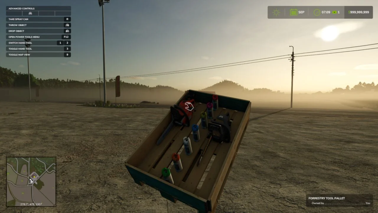 FS25 Forrestry Pallet V1.0 Other Mod FS25 Mod Free Download