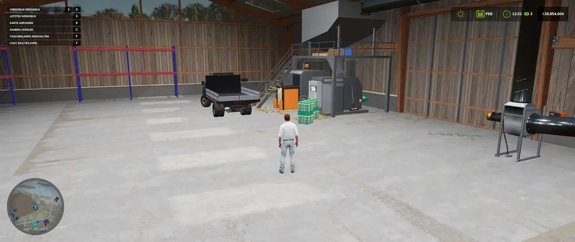 FS25 Fully animated wood pellet production plant v1.3 Other Mod FS25 Mod Free Download