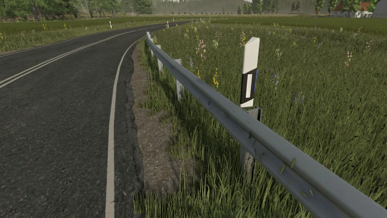 FS25 German Small Road Poles (Prefab) V1.0 Other Mod