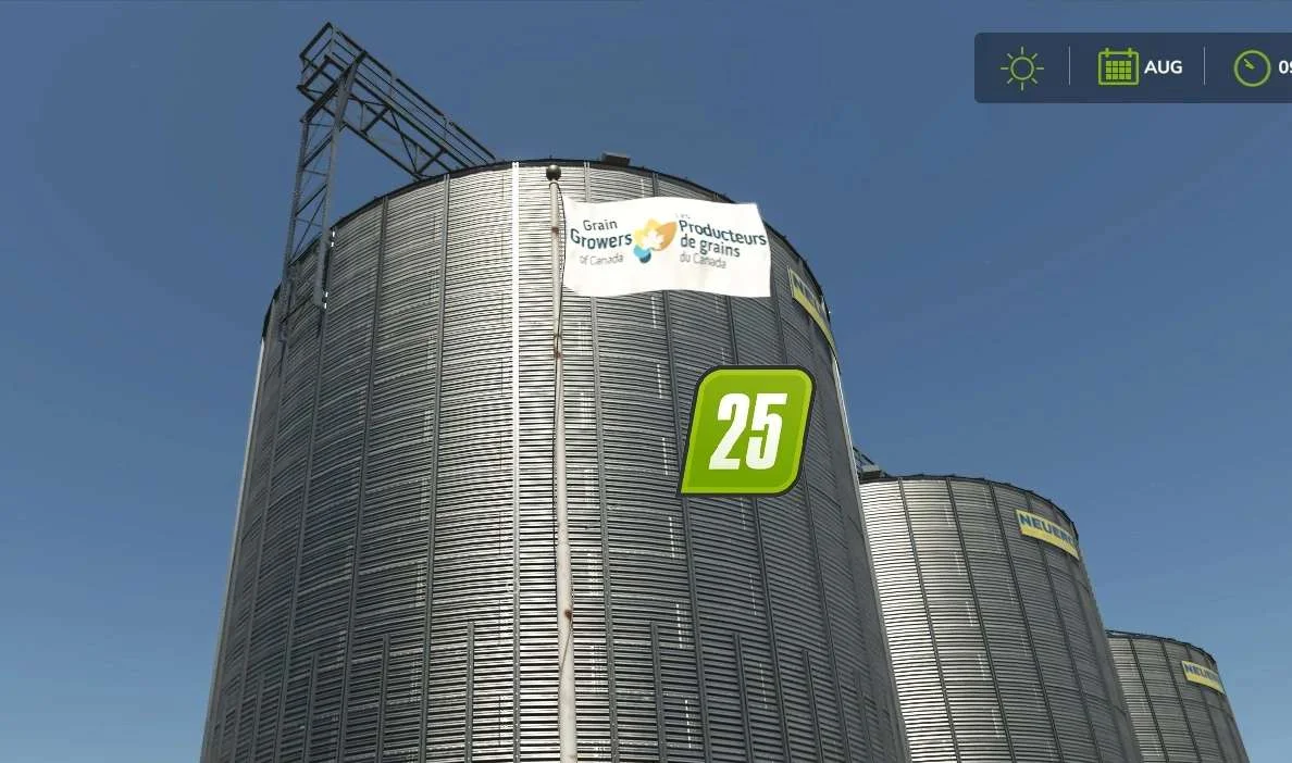 FS25 Grain Growers Of Canada Flag v1.0 Other Mod FS25 Mod Free Download