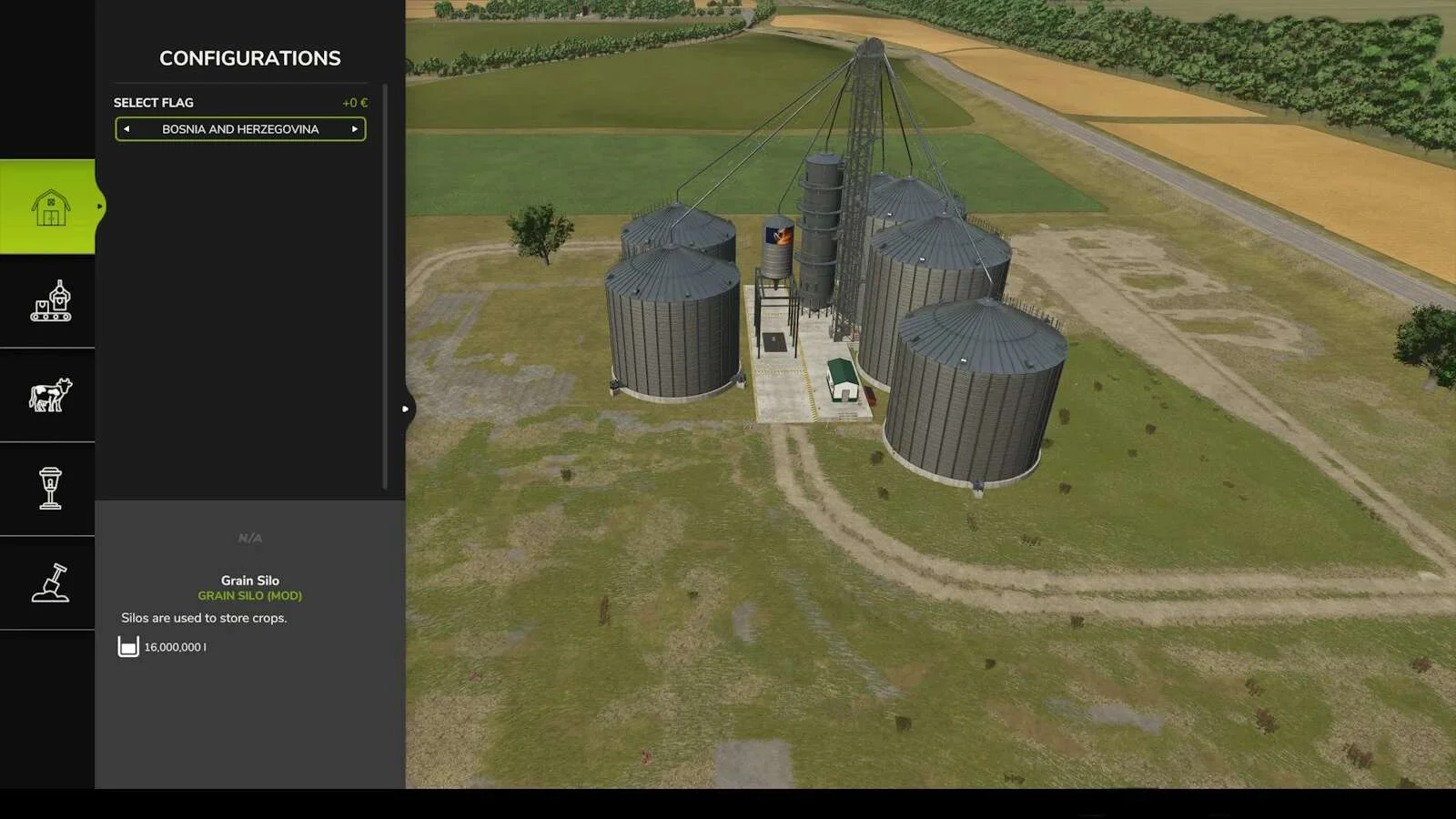 FS25 Grain Silo v1.0 Other Mod FS25 Mod Free Download