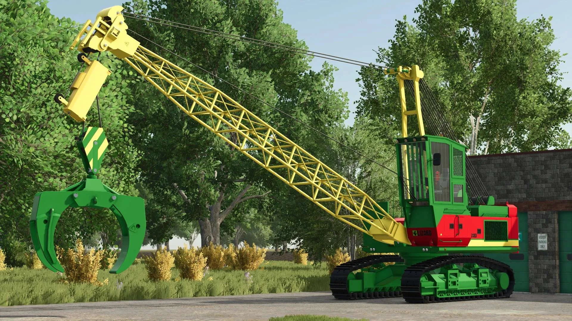 FS25 Grapple Yarder Crane v1.0 Other Mod FS25 Mod Free Download