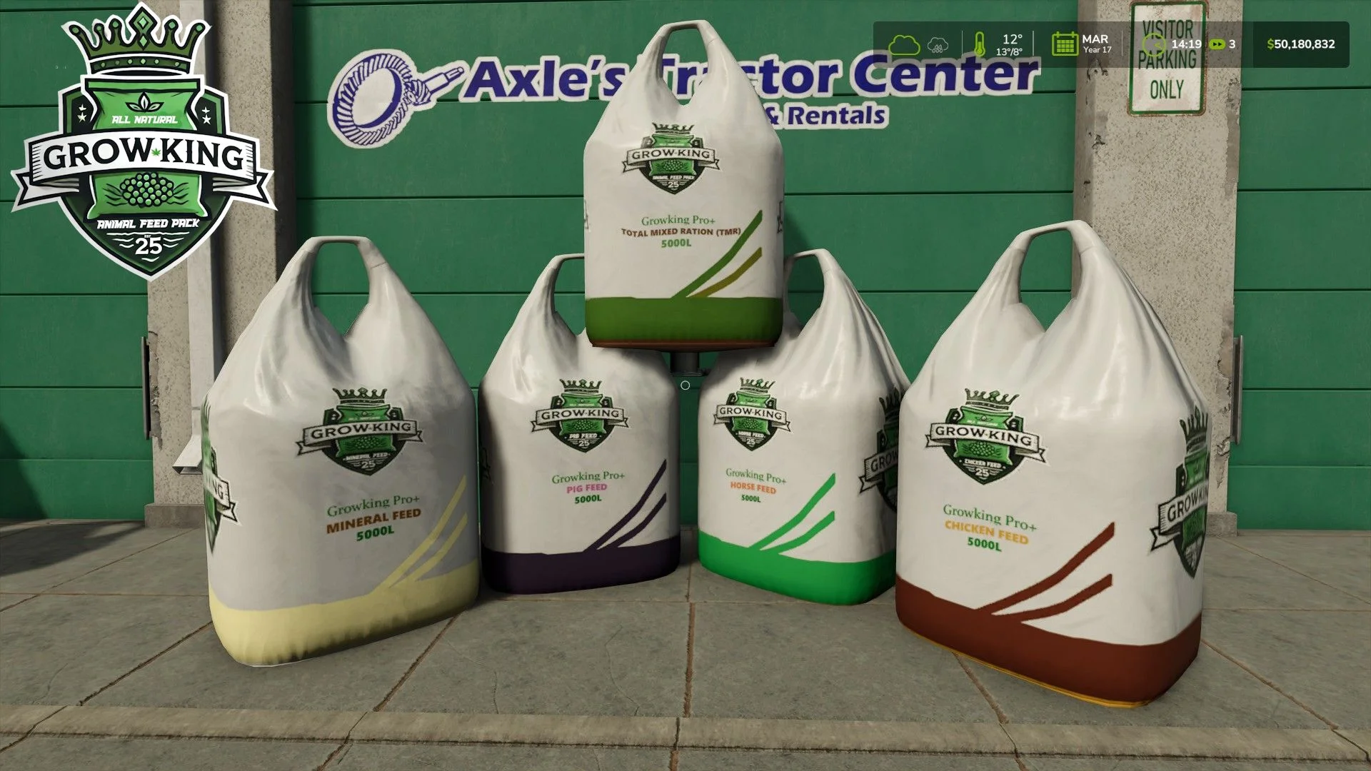 FS25 GrowKing Animal Feed Pack V4.2.0.3 Other Mod FS25 Mod Free Download