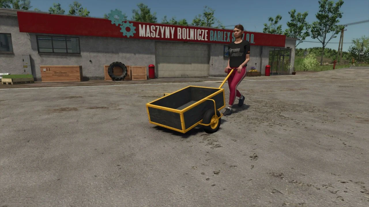 FS25 Handcart V1.0 Other Mod FS25 Mod Free Download
