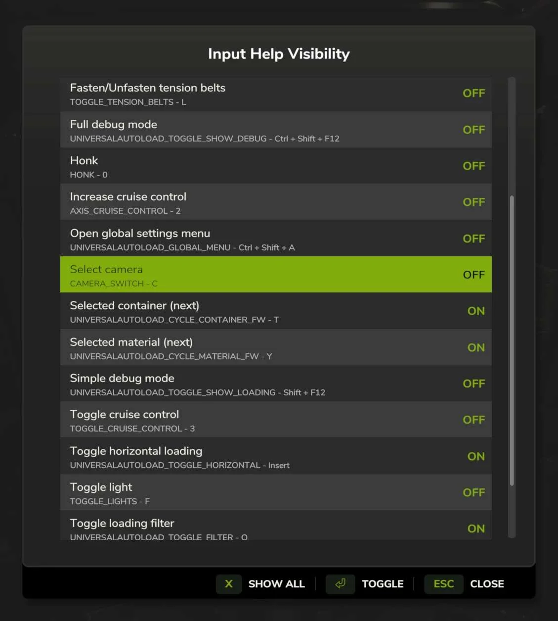 FS25 Hide Help Texts v1.0 Other Mod