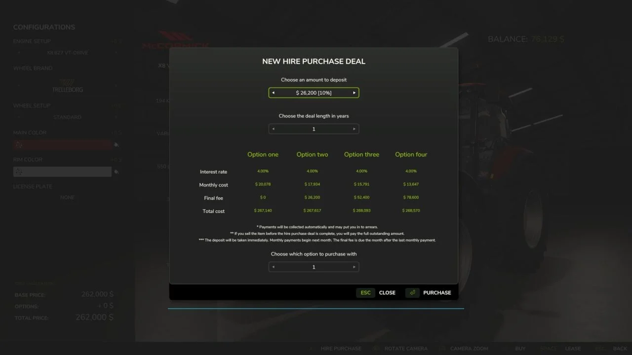 FS25 Hire Purchasing V1.0 Other Mod FS25 Mod Free Download