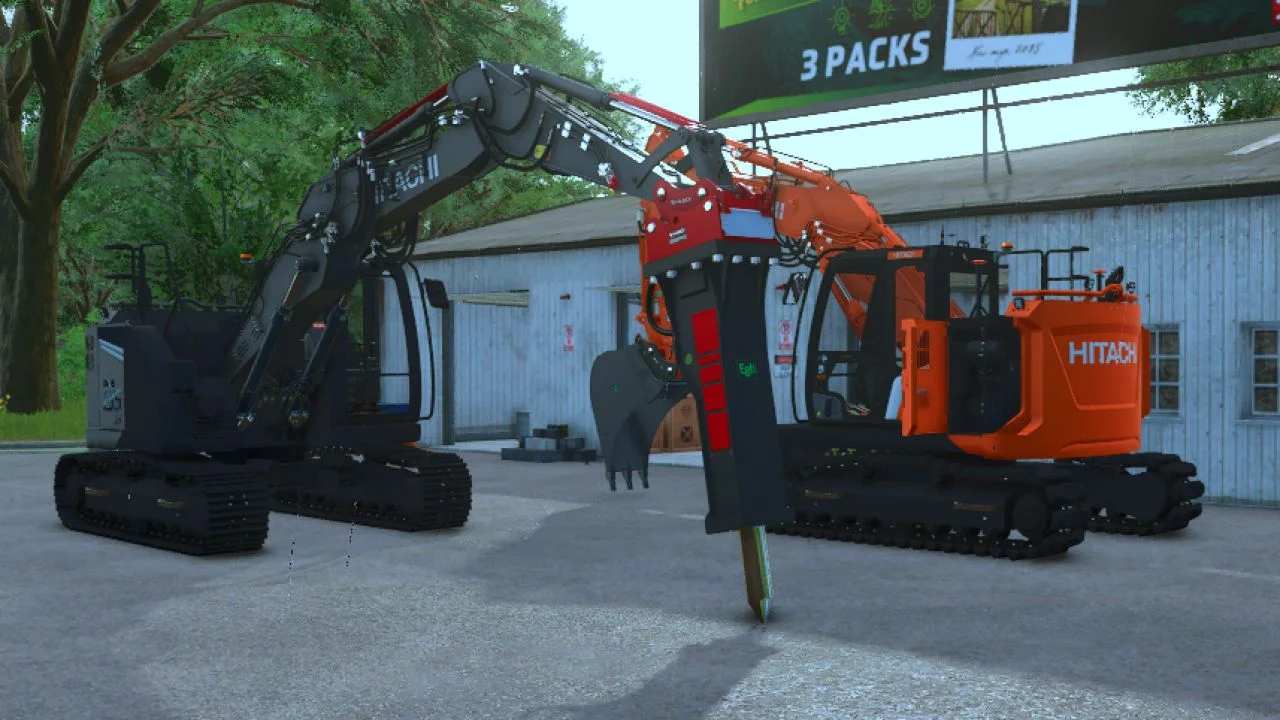 FS25 Hitachi 135 V1.0 Other Mod FS25 Mod Free Download
