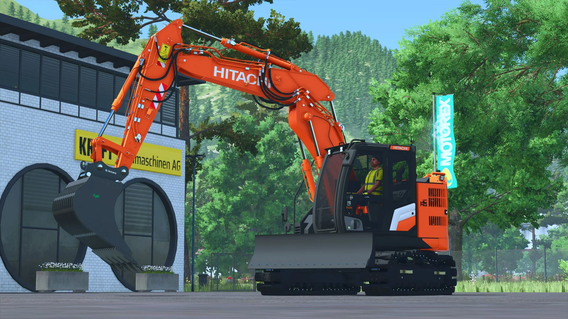 FS25 Hitachi 135 V1.1 Other Mod FS25 Mod Free Download