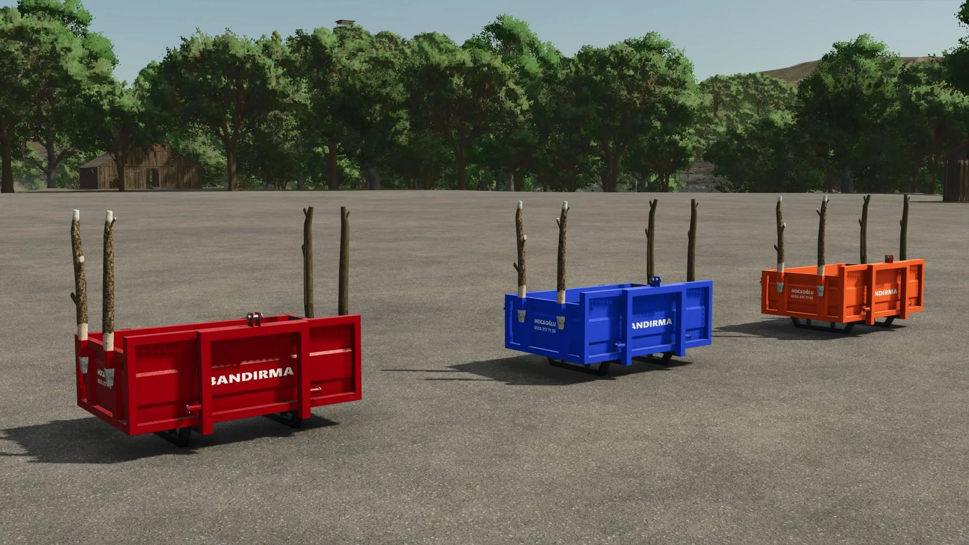 FS25 HOCAOGLU 3-point tipping box V1.0 Other Mod