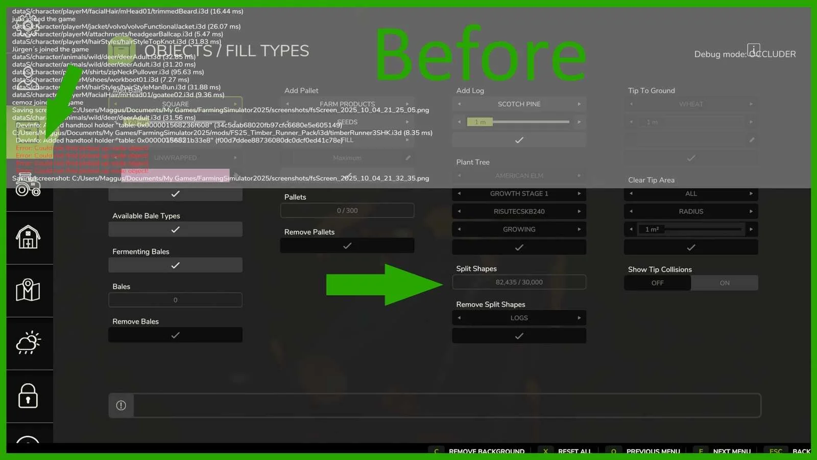 FS25 Increase Tree Limit v1.0 Other Mod FS25 Mod Free Download