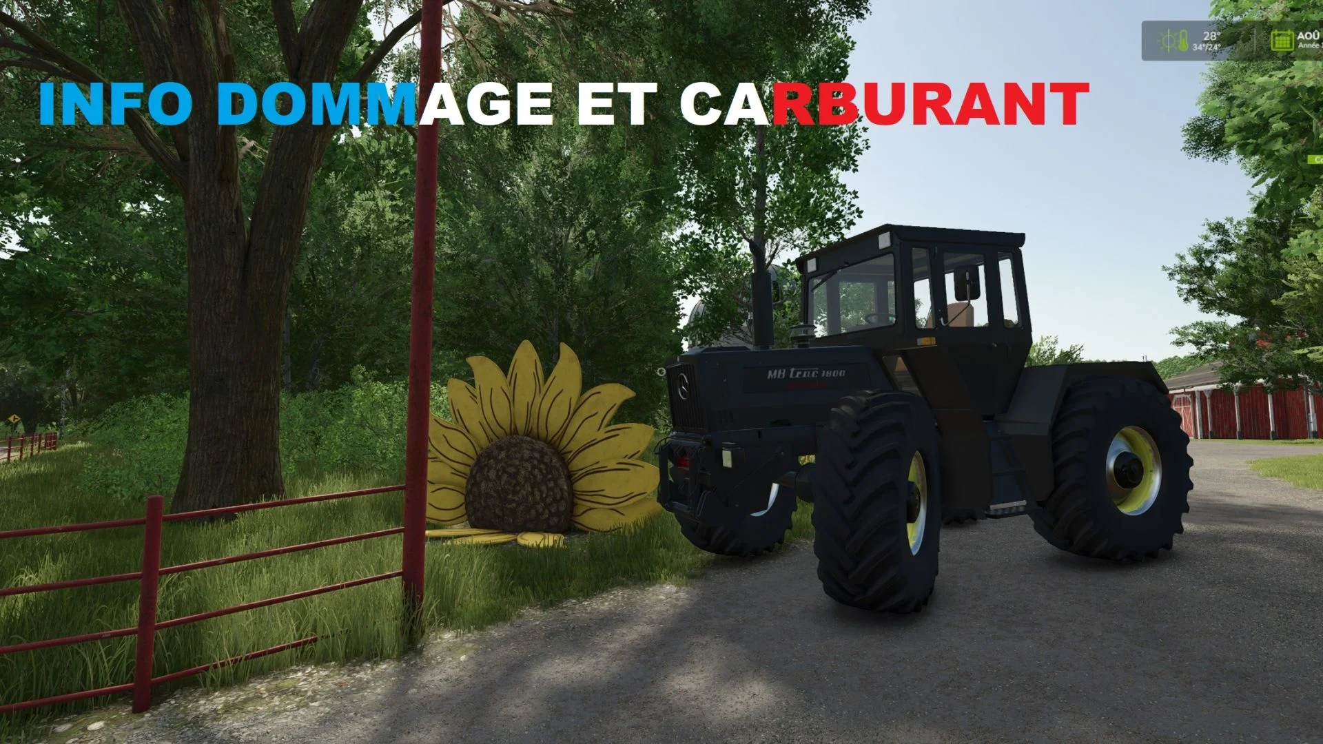 FS25 Info on the wear and essence of vehicles V1.0 Other Mod FS25 Mod Free Download