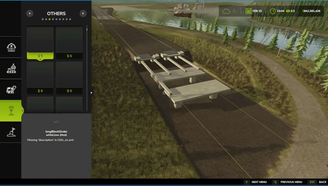 FS25 Interstate and Bridge Mod v1.0 Other Mod FS25 Mod Free Download