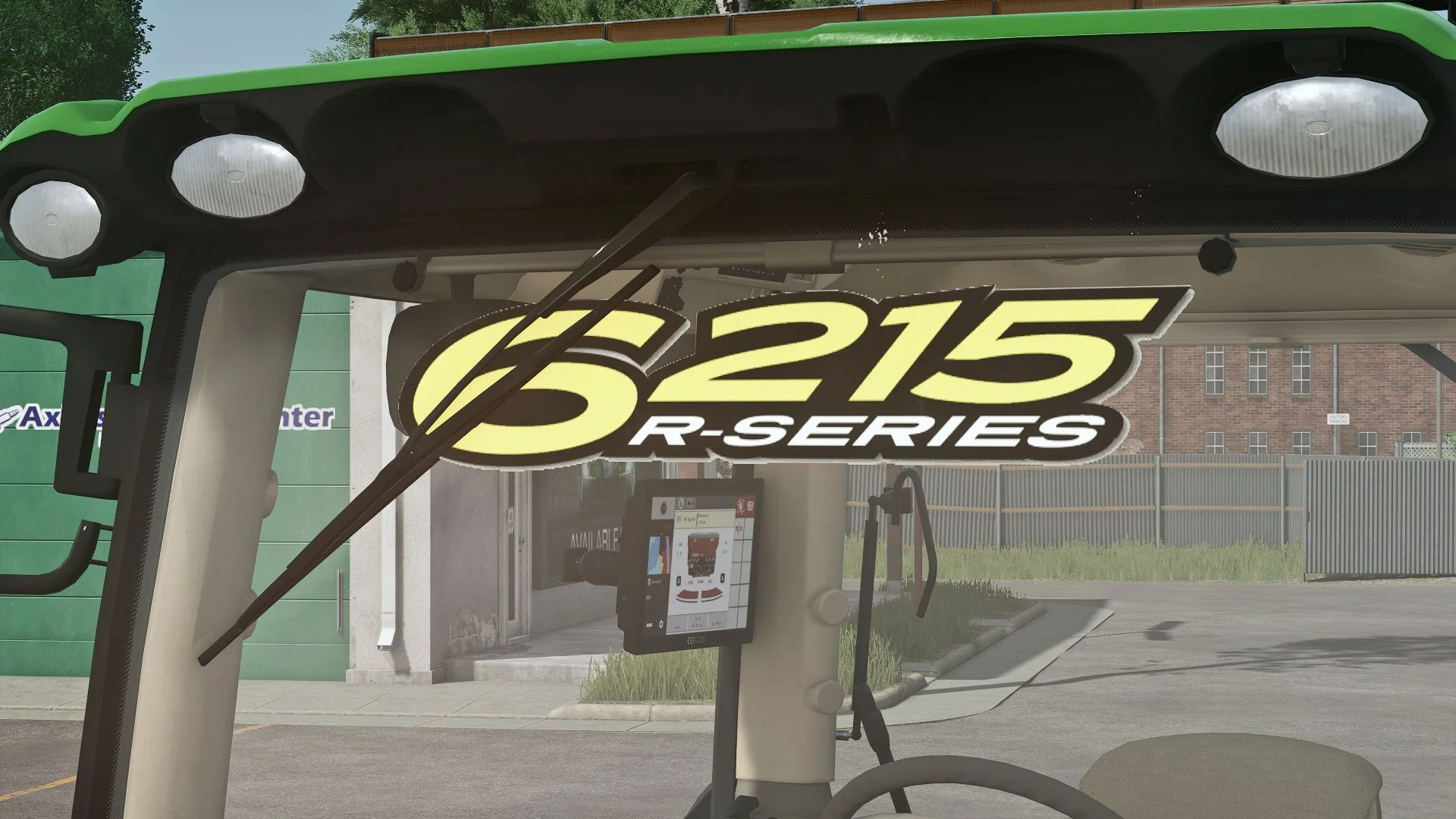 FS25 John Deere 6R215 Window Decal Pack (Prefab) V1.0 Other Mod