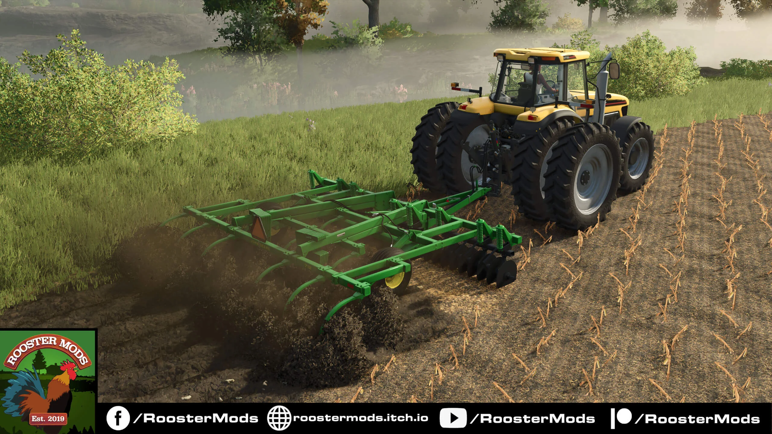 FS25 John Deere 712 Mulch Tiller V1.0 Other Mod FS25 Mod Free Download