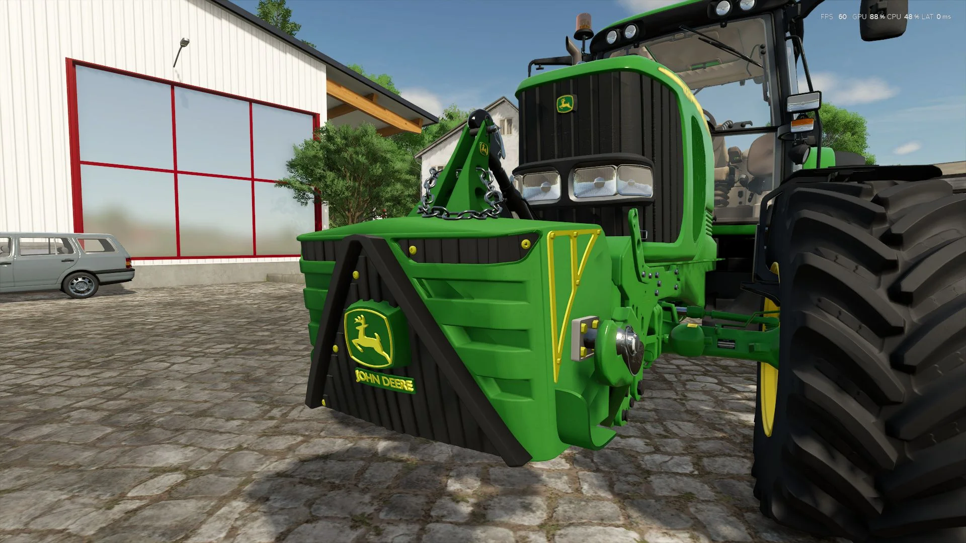 FS25 John Deere 800kg weight V1.0 Other Mod FS25 Mod Free Download