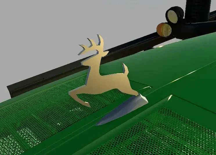 FS25 John Deere Engine Hoods Hirsch V1.0 Other Mod FS25 Mod Free Download