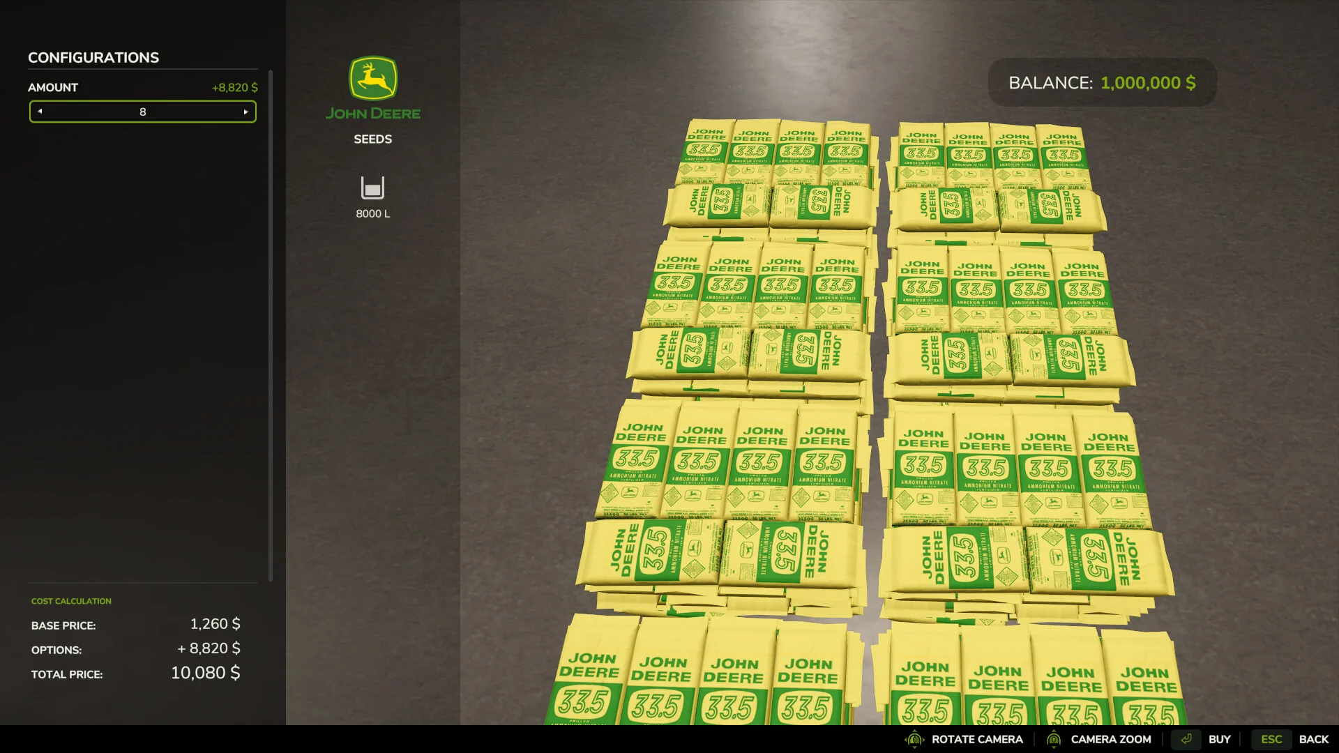 FS25 John Deere Fertilizer Pallets V1.0 Other Mod FS25 Mod Free Download