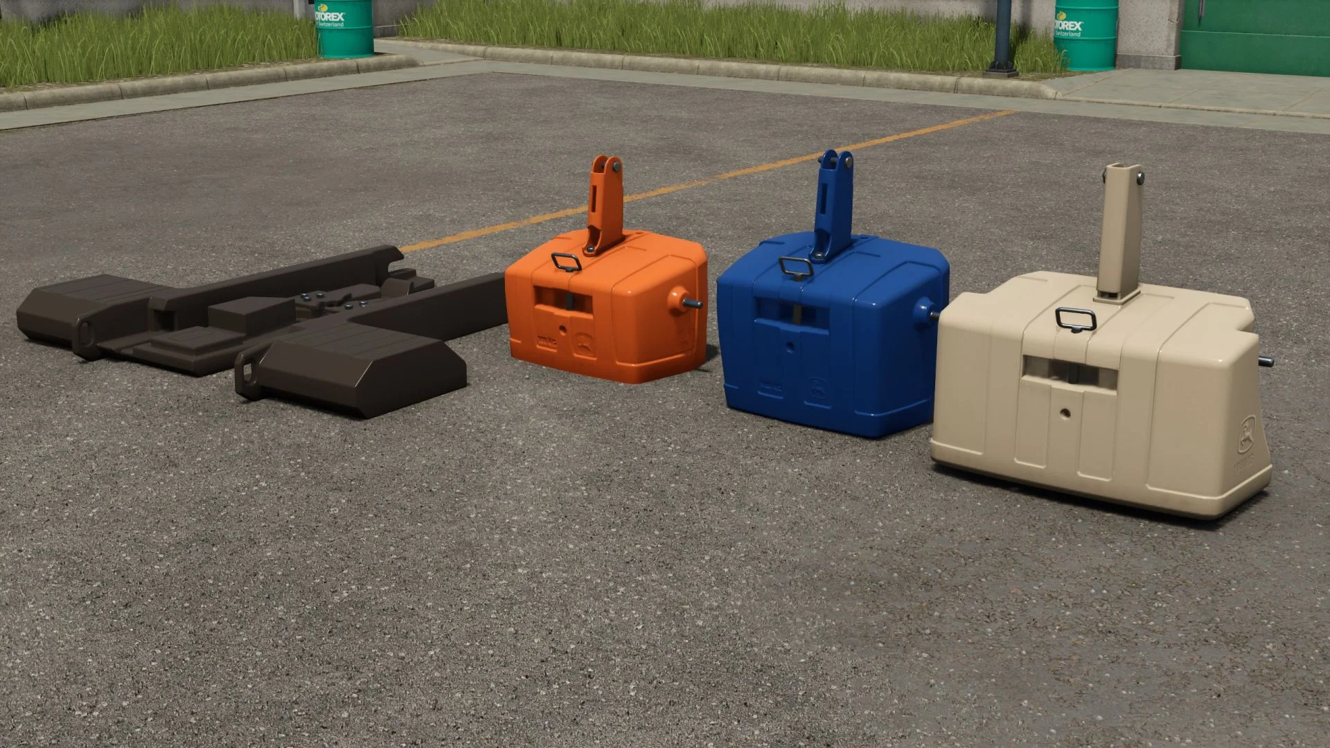 FS25 John Deere weight pack V1.0.0.2 Other Mod FS25 Mod Free Download