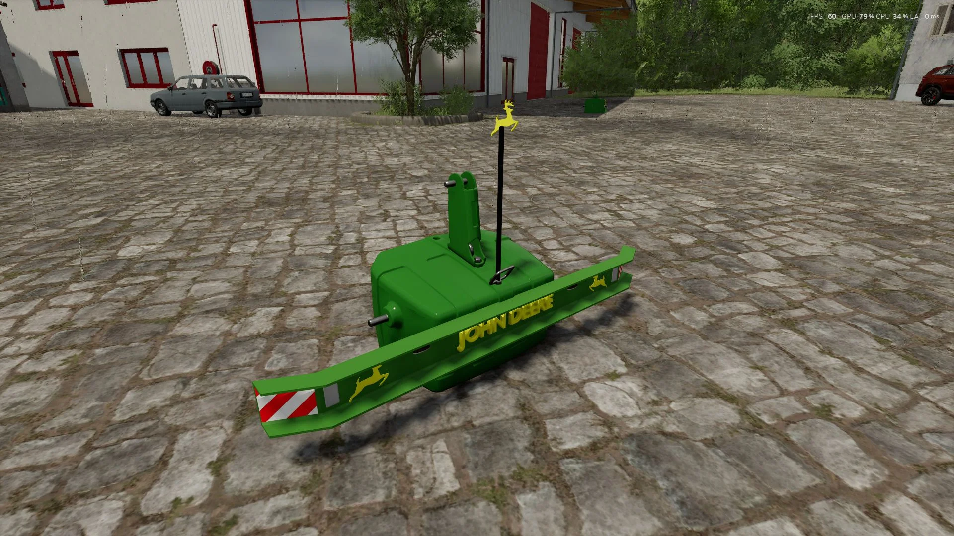 FS25 John Deere weight with front panel V1.0 Other Mod FS25 Mod Free Download