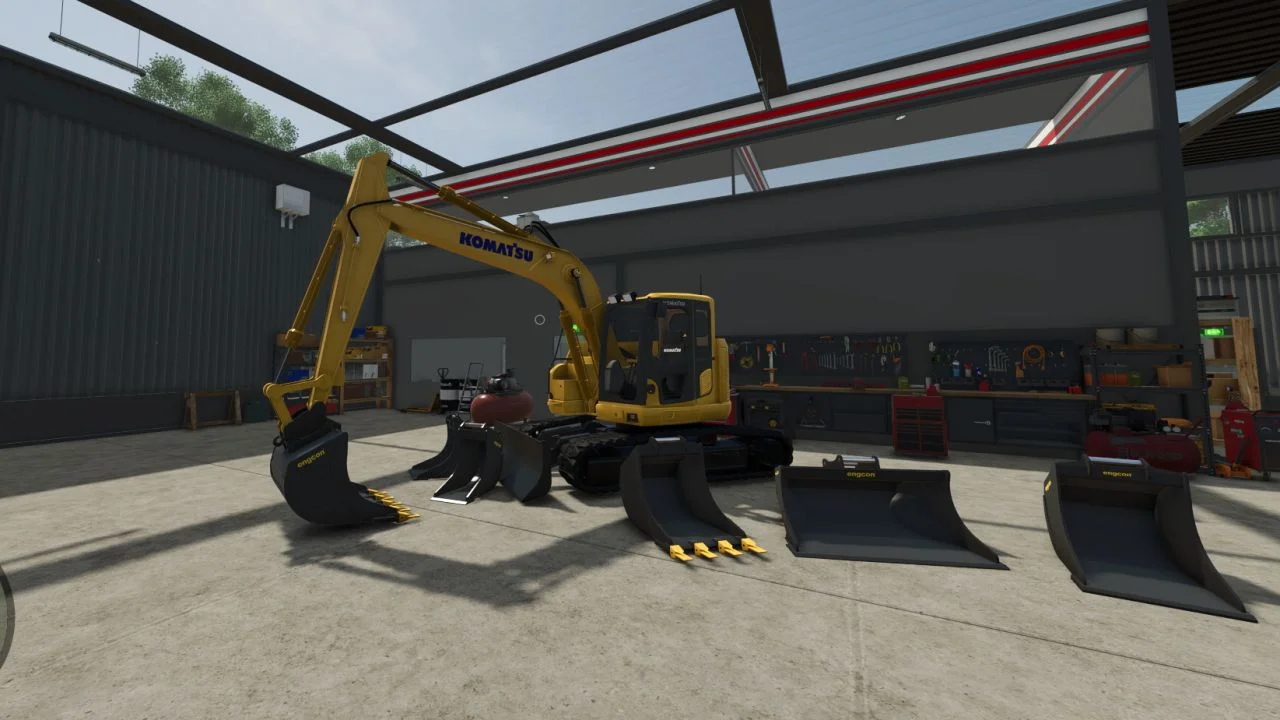 FS25 Komatsu PC138USLC v1.0 Other Mod