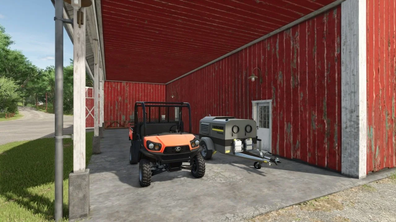 FS25 Kärcher HDC 27/34 Trailer Crossplay V1.0 Other Mod FS25 Mod Free Download