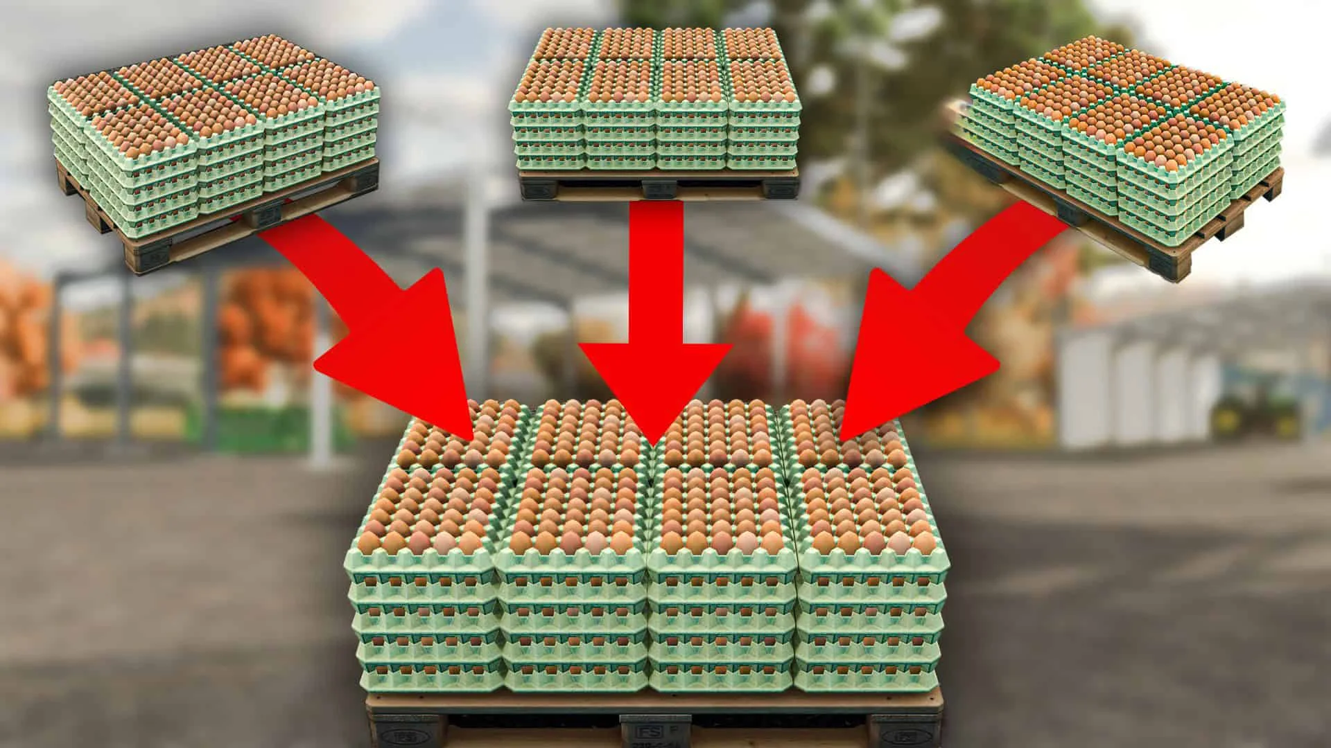 FS25 Larger capacity pallets v1.0.0.2 Other Mod FS25 Mod Free Download