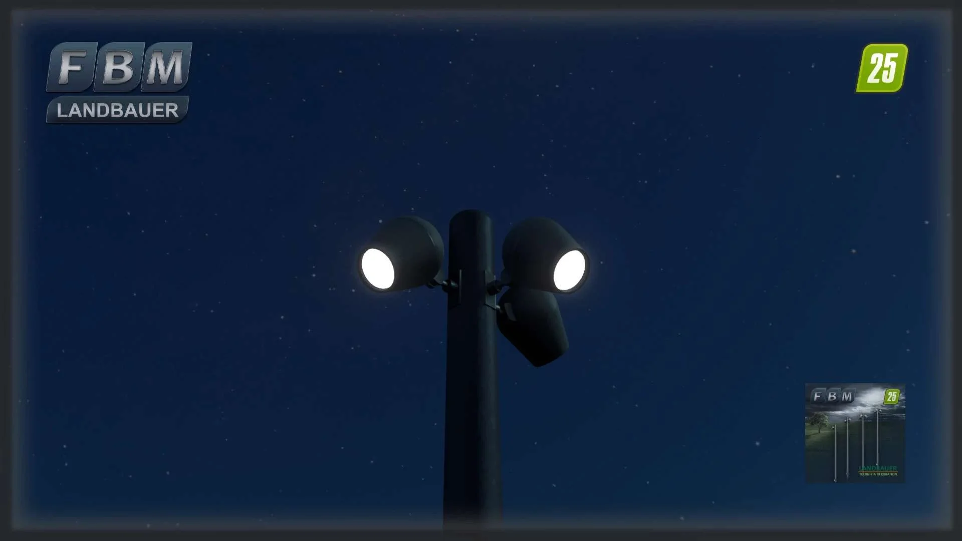 FS25 Led Flood Lights v1.0 Other Mod FS25 Mod Free Download