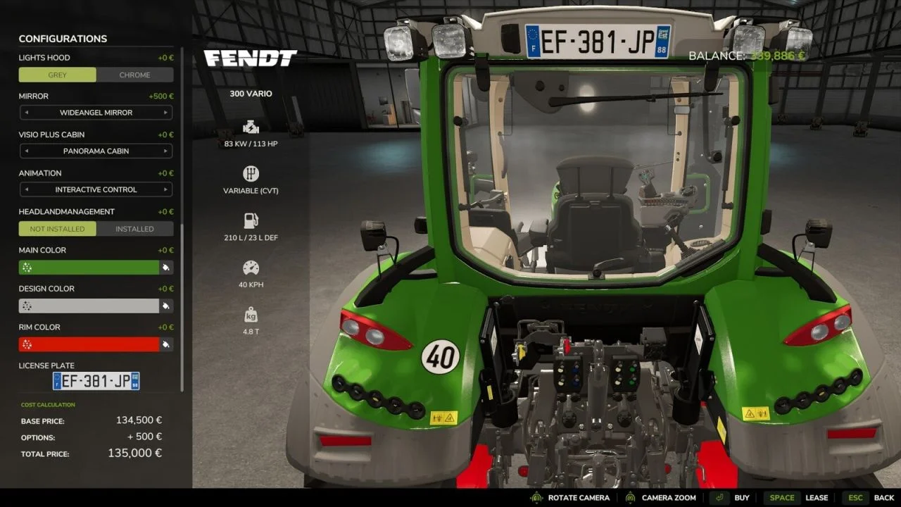 FS25 License Plate Randomizer V1.0.2 Other Mod