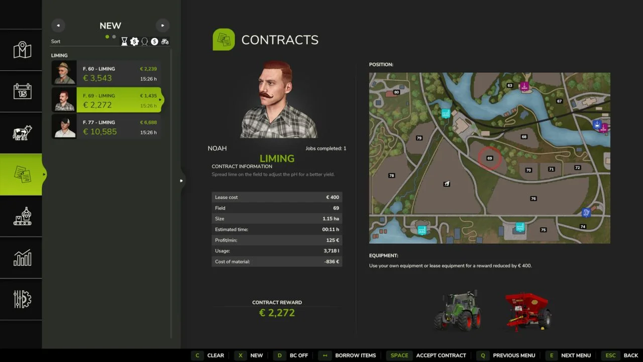 FS25 Lime Contracts V1.0.0.1 Other Mod FS25 Mod Free Download