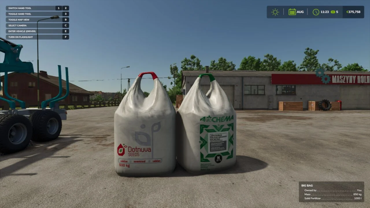 FS25 Lithuanian BigBags v1.0 Other Mod FS25 Mod Free Download