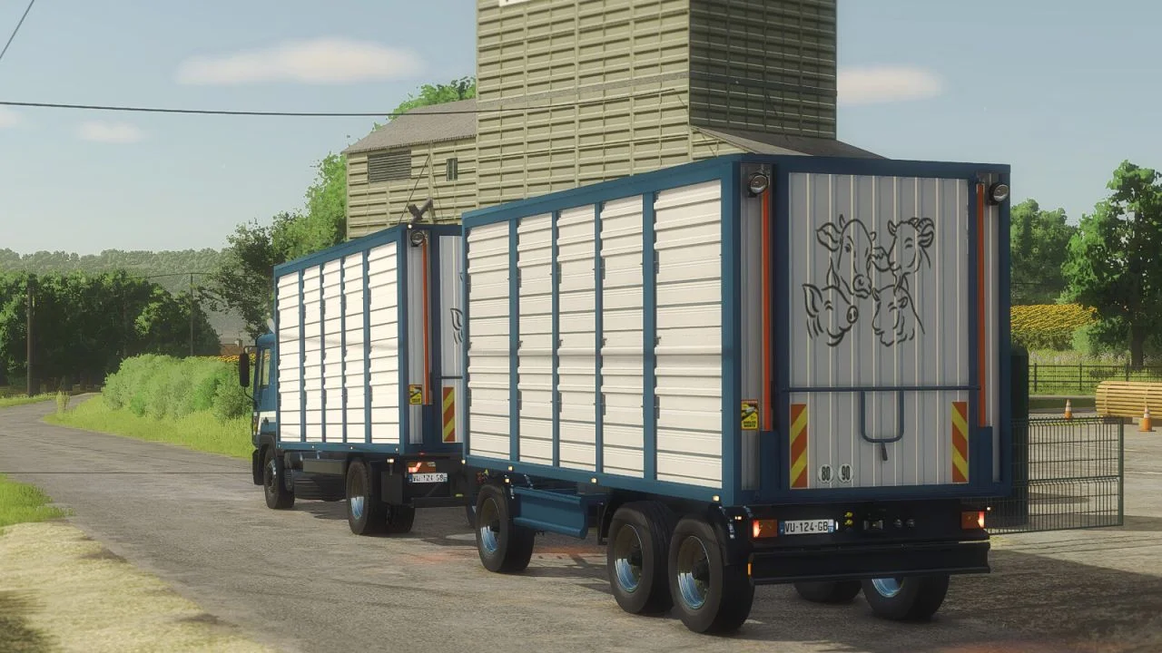 FS25 Livestock Transporter MAN 19.403 V1.0 Other Mod