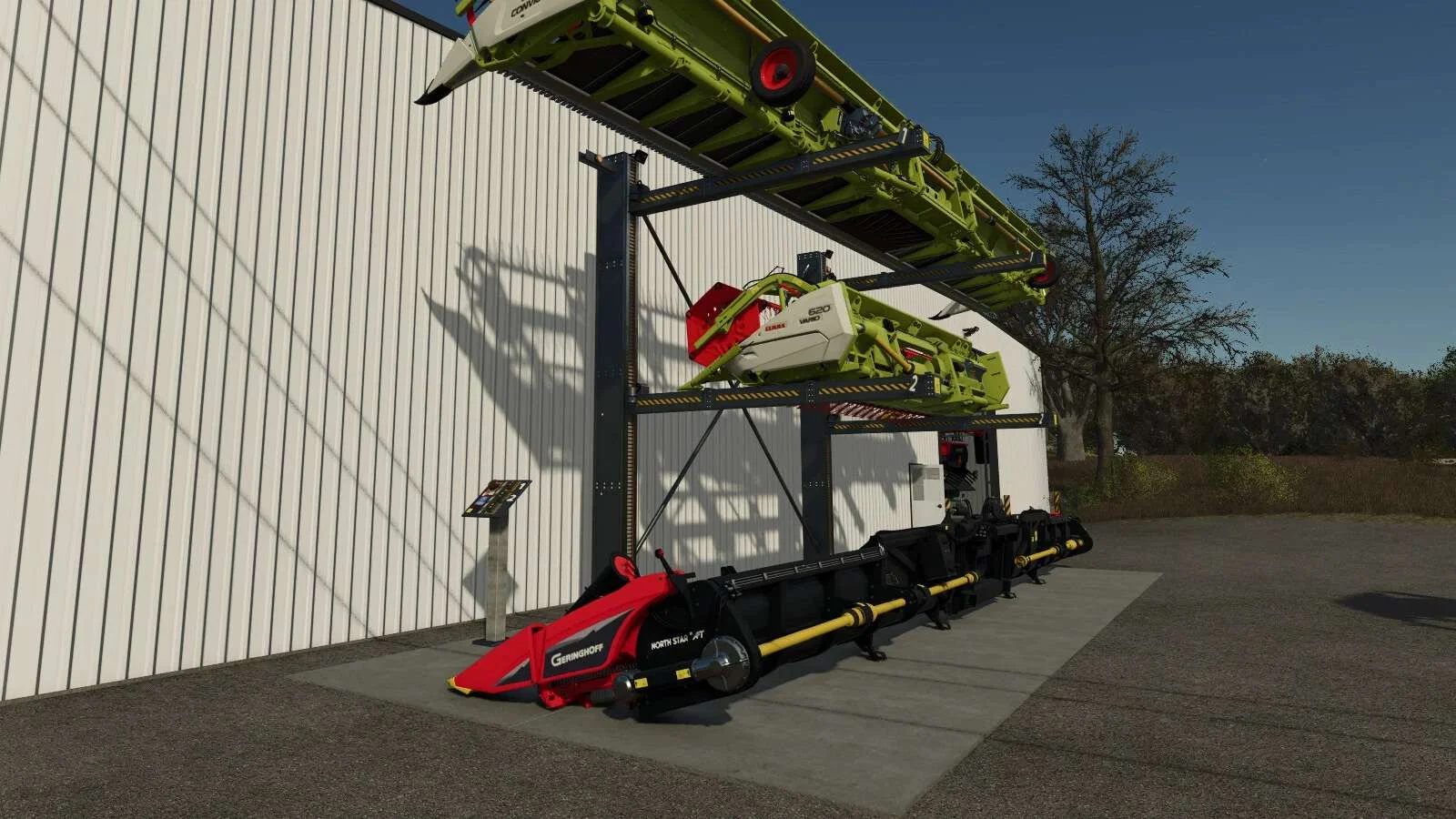 FS25 Lizard Hydra-Glide Header Storage System v1.0.0.1 Other Mod FS25 Mod Free Download