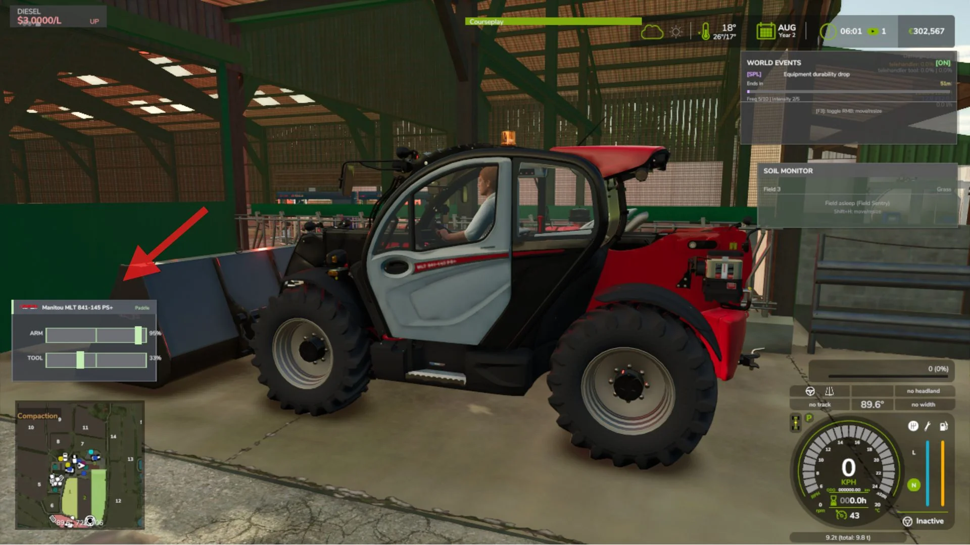 FS25 Loader Control Overlay V1.0 Other Mod