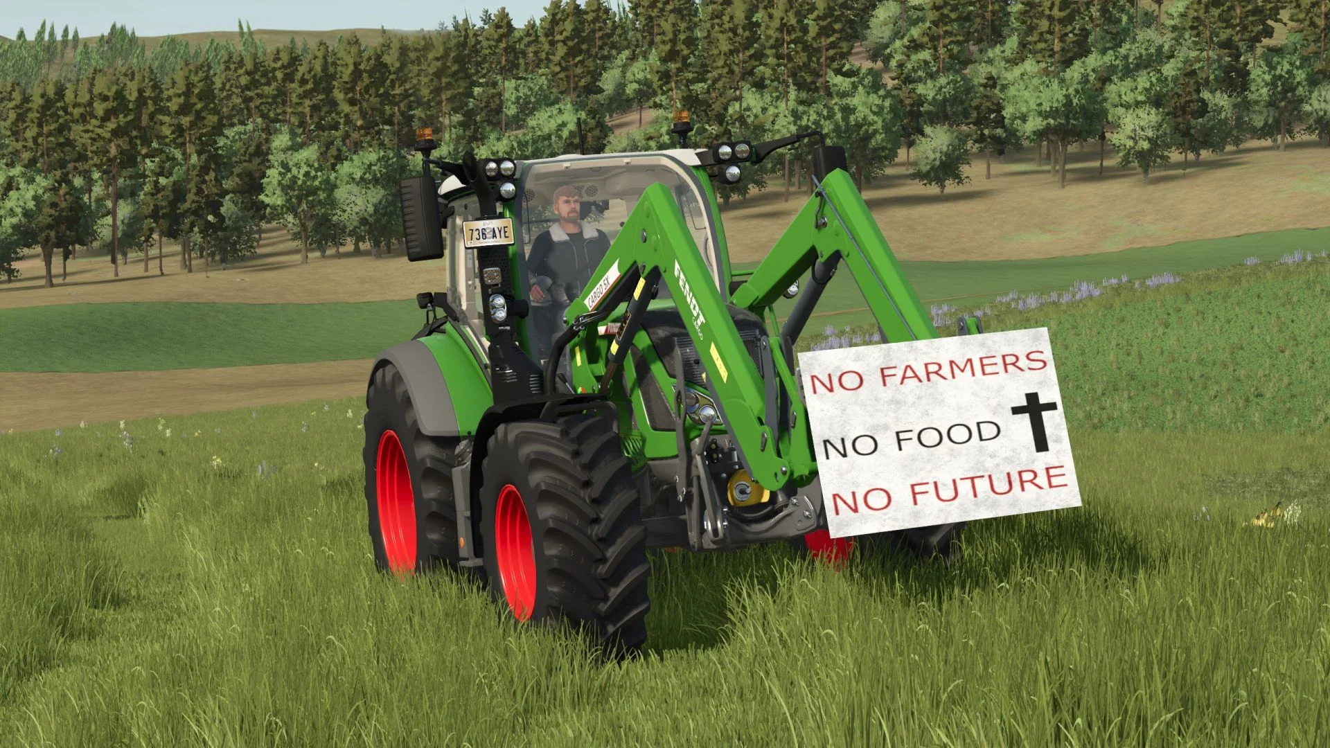 FS25 Manifestation panels for front charger V1.0 Other Mod FS25 Mod Free Download