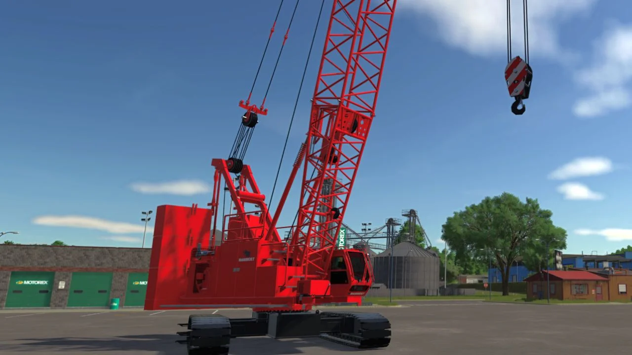 FS25 Manitowoc MLC-100 Buildable crane V1.0 Other Mod FS25 Mod Free Download
