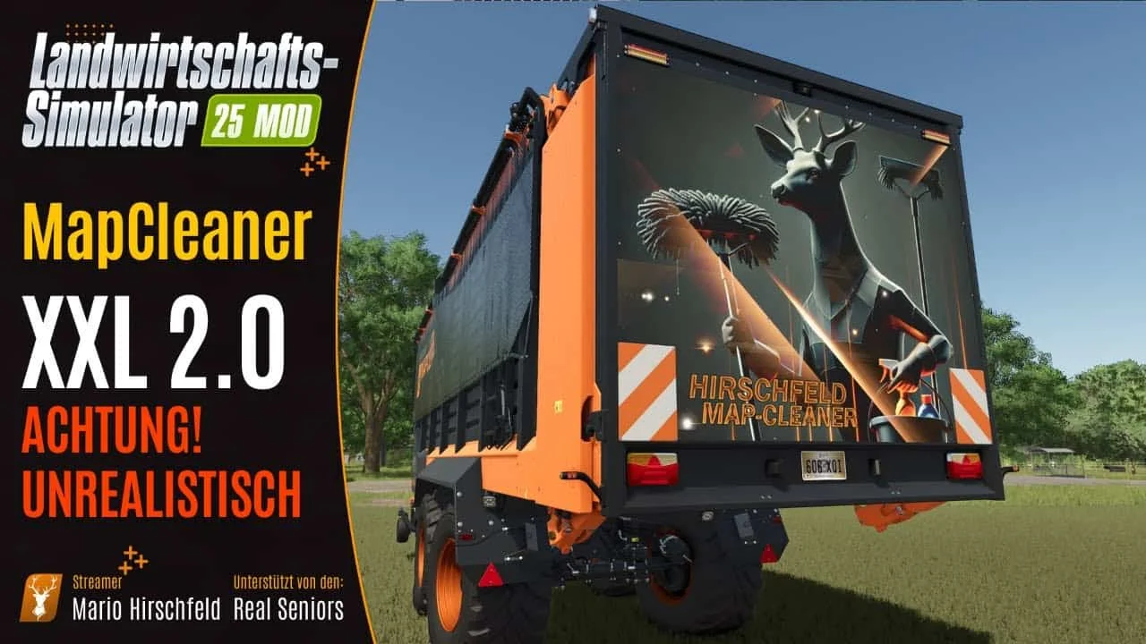 FS25 MapCleaner 2.0 (Unrealistic) v1.0 Other Mod FS25 Mod Free Download