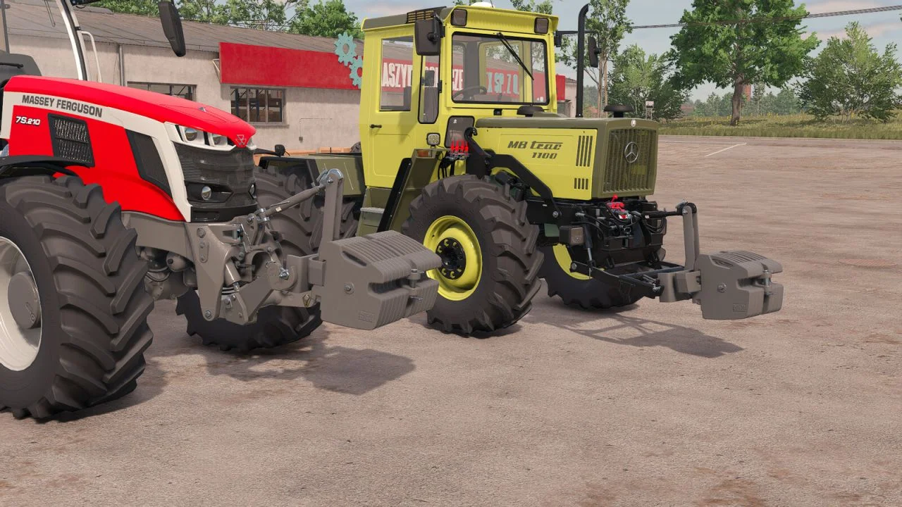 FS25 Massey Ferguson Weight V1.0.0.1 Other Mod FS25 Mod Free Download
