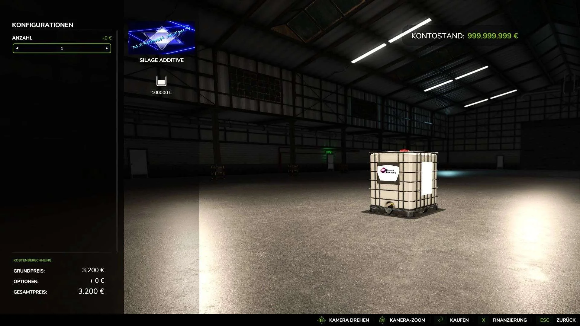FS25 Melasse IBC v1.0 Other Mod FS25 Mod Free Download