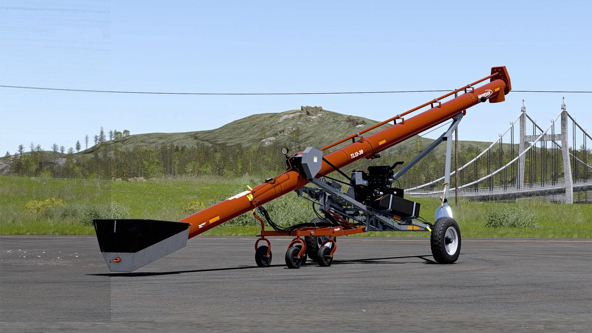 FS25 Meridian TL-1239 screw conveyor for bulk materials V1.0 Other Mod