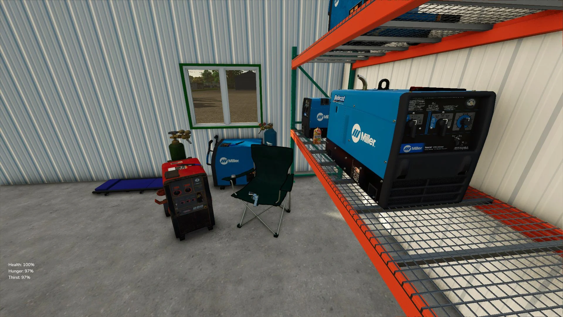 FS25 Miller Bobcat 250 Diesel welder V1.1 Other Mod