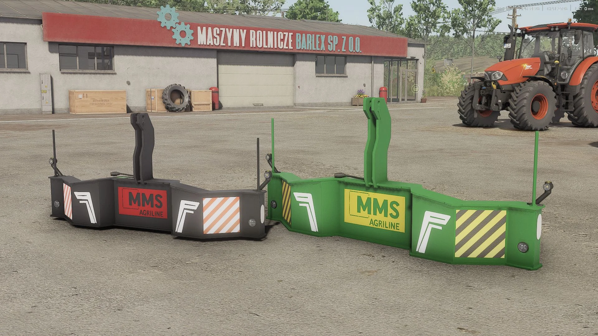 FS25 MMS Safety Bumper 140 & 110kg V1.0 Other Mod FS25 Mod Free Download