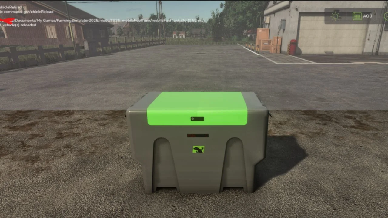 FS25 Mobile fuel tank v1.0 Other Mod FS25 Mod Free Download
