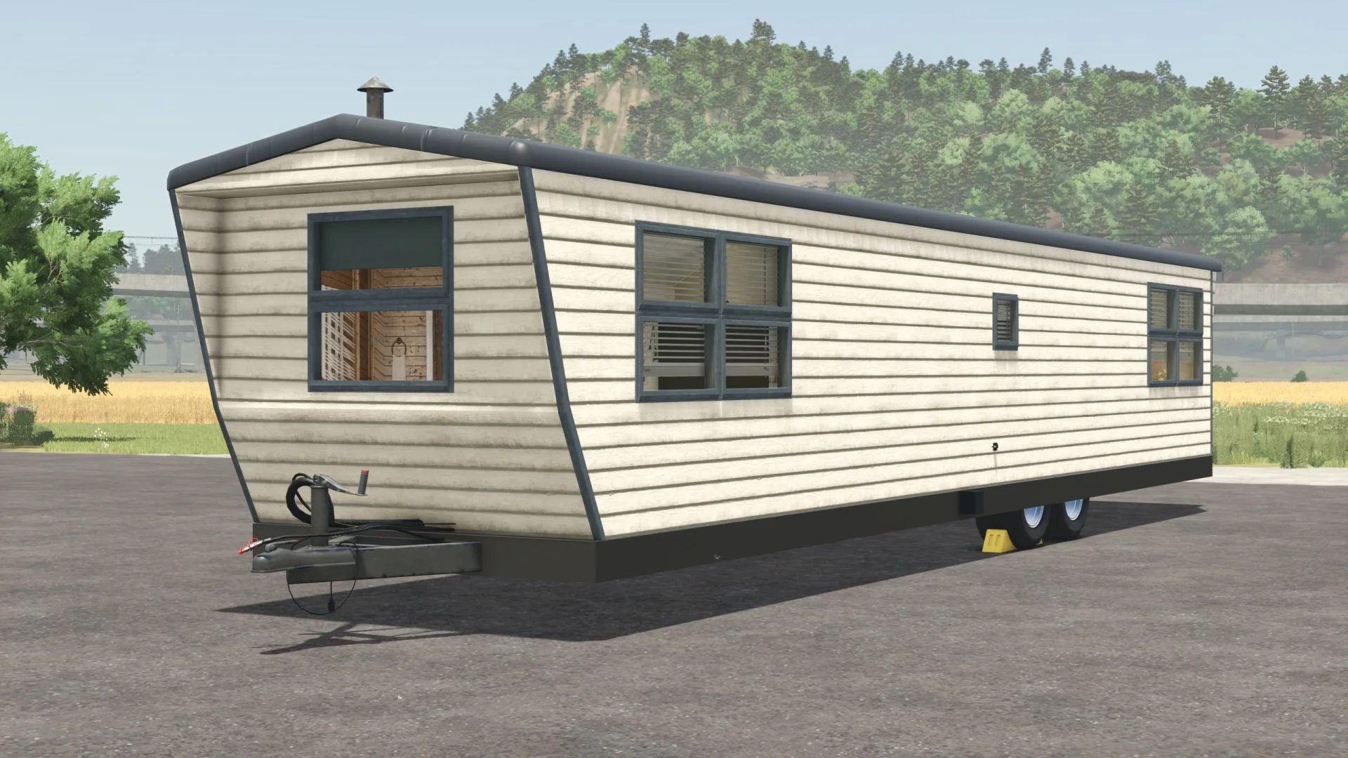 FS25 Mobile Home Trailer v1.0 Other Mod FS25 Mod Free Download