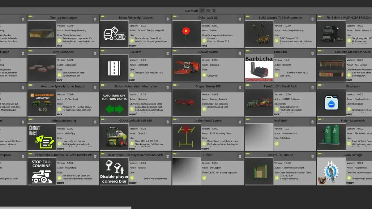FS25 Mod Manager V3.8.2 Other Mod FS25 Mod Free Download