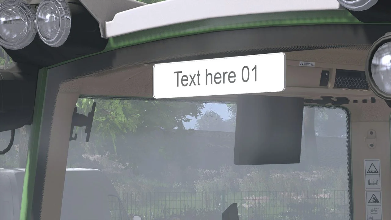 FS25 Name sign V1.0 Other Mod FS25 Mod Free Download