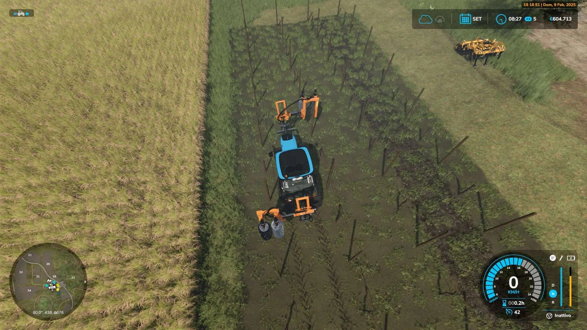 FS25 Narrow vines and olives v1.0 Other Mod FS25 Mod Free Download