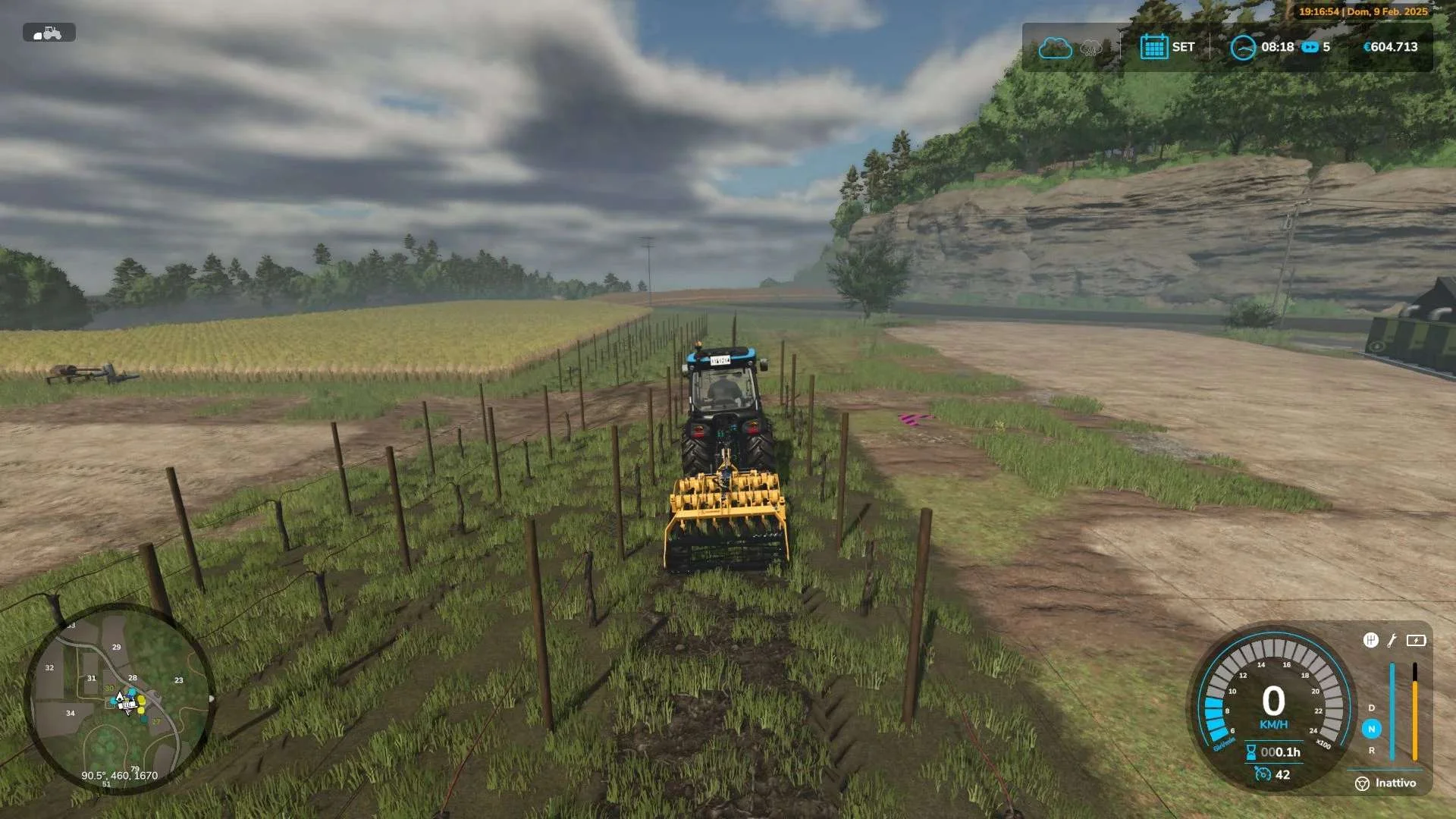 FS25 Narrow vines and olives v1.1 Other Mod FS25 Mod Free Download