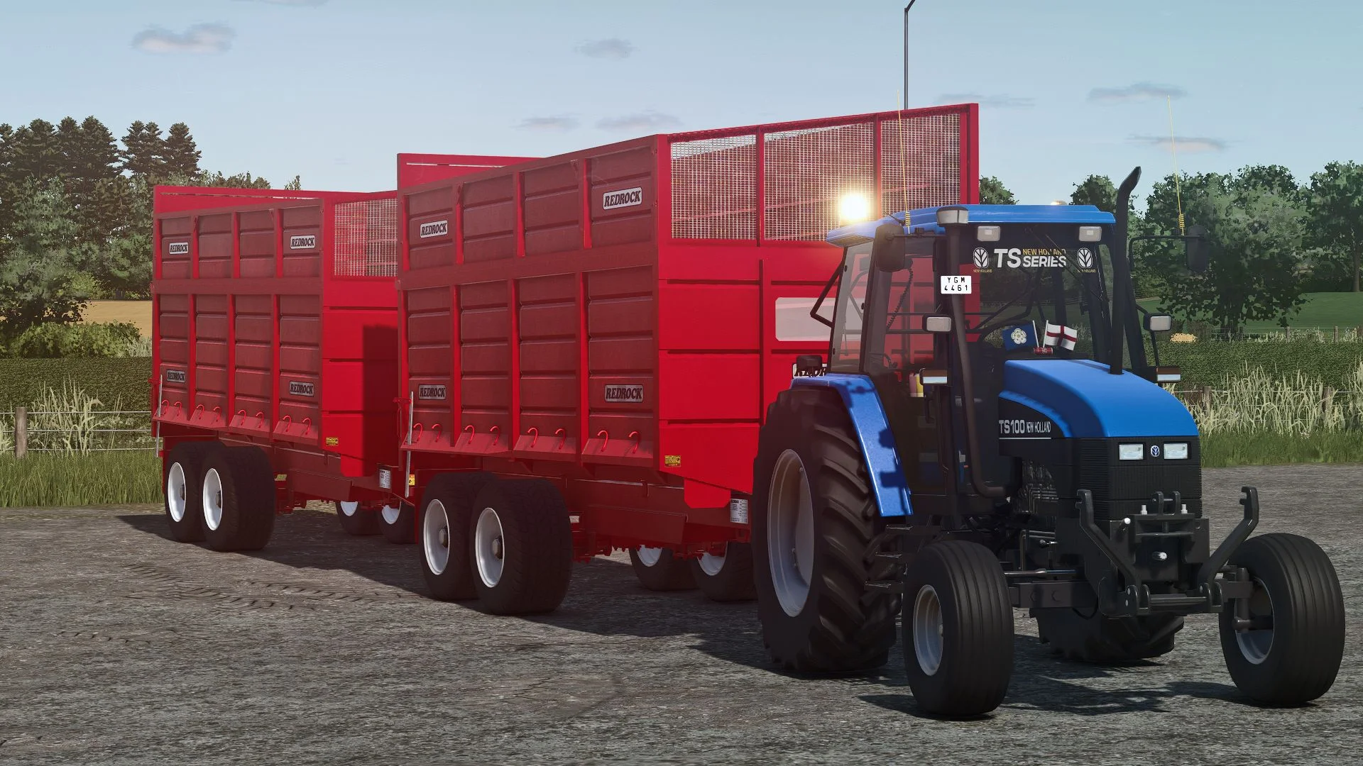 FS25 New Holland Decal Pack for windows (Prefab) V1.0 Other Mod
