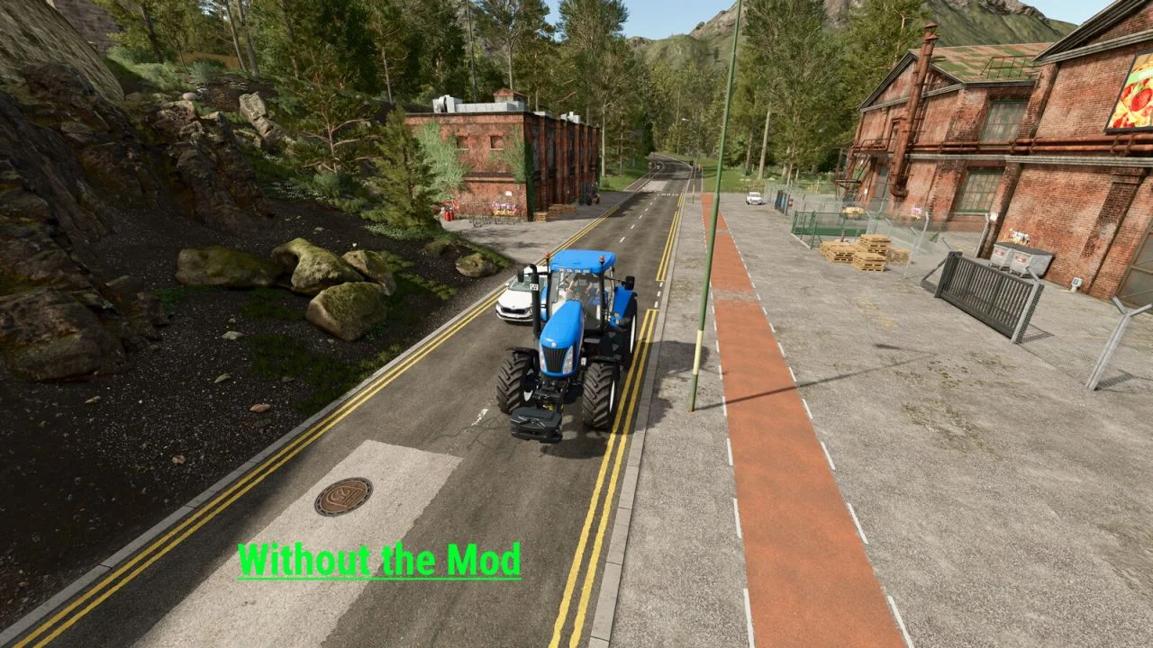 FS25 No Overtake Splines V1.0 Other Mod